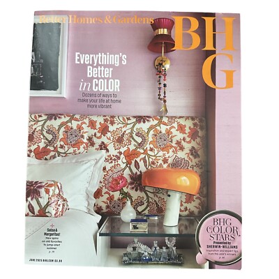 Better Homes Gardens Magazine BHG June 2025 Dozens of Ways to Make Home Vibrant-image