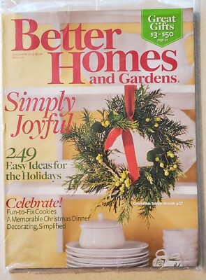 Better Homes and Gardens Magazine December 2008 Brand New Ideas for Holidays-image