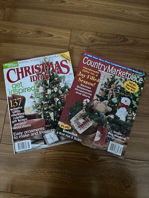 Christmas Crafts Magazines Lot Of 2-image