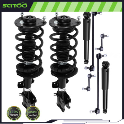 For 2011 2012 2013 Kia Sorento Front Struts Rear Shock Absorbers Sway Bars Kit-image