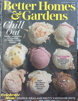 Better Homes & Gardens NEW Magazine May 2017 Chill Out Warm Weather Coming 117..-image