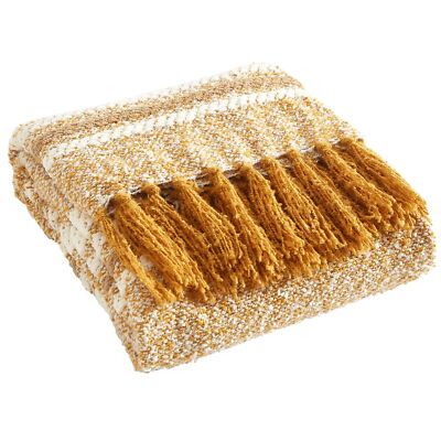 Luxurious Comfort Cozy Chenille Throw Blanket Fringe Warmth Coziness Bedroom-image