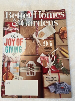 December 2020 Better Homes & Gardens Magazine Like New!-image