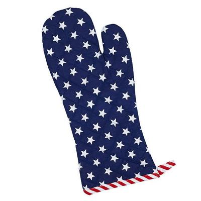 Design Imports Oven Mitt, Stars (23924)-image