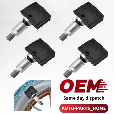 Complete Set of 4 Genuine for Nissan TPMS Tire Pressure Sensors Kit 40700-1AA0D-image