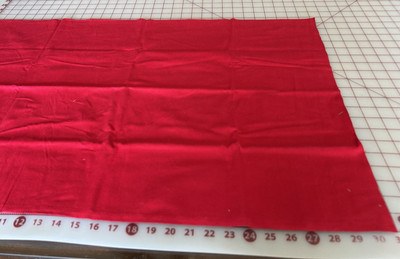 Cozy Comfort Flannel, Red - 100% cotton Flannel 30”L x 42”W-image