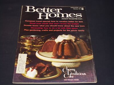 1971 FEBRUARY BETTER HOMES & GARDENS MAGAZINE - FULL PAGE COLOR ADS - L 2764-image