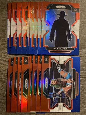 2022 Panini PRIZM RED WHITE BLUE WWE Base Veterans & Rookies RC You Pick/Choose!-image