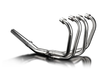 Delkevic Complete Exhaust with Classic Straight Muffler to fit Honda CB650-image