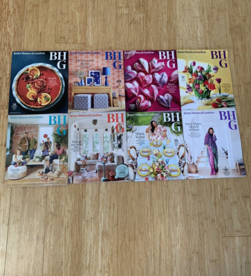 Better Homes And Gardens Magazine Lot of 8 Assorted Issues 2022/2023-image