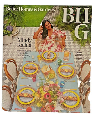 MINDY KALING Better Homes & Gardens June 2023 Magazine BHG Vol. 101, number 6-image