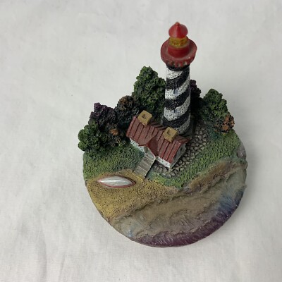 Popular Imports Inc. Candle Holder Topper Resin Lighthouse Tealight Cover-image