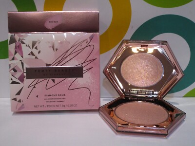 FENTY BEAUTY BY RIHANNA ~ DIAMOND BOMB ALL OVER DIAMOND VEIL ~ ROSE RAVE-image