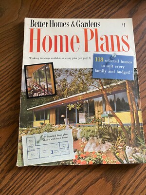 Vintage Better Homes & Garden Home Plans from 1955 and 1956-image