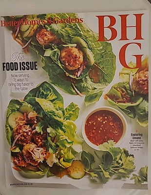 BHG Better Homes & Gardens March 2025 Magazine The Food Issue Umami & Decorating-image