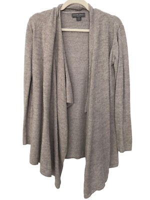 Barefoot Dreams Bamboo Chic Lite Open Front Cardigan Size Small/Medium Cozy Knit-image