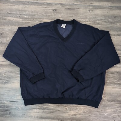 Vintage 90s Columbia Sportswear Golf Windbreaker V Neck Pullover Mens XL -image