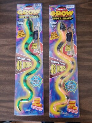 Magic Grow Super Snake (2 Pack) Grows Over 48 Inches!-image