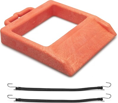 Bowatello - Pallet Jack Chock-  Complete with 2 Rubber Straps with S Hooks-image