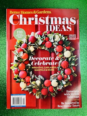 Better Homes & Gardens Christmas Ideas Magazine Decorate and Celebrate NeW-image