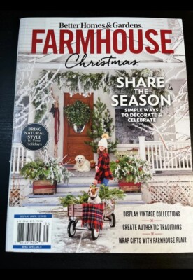 Farmhouse Christmas Better Homes and Gardens Magazine Brand New!-image
