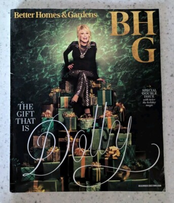 Better Homes & Gardens Magazine December 2022 Dolly Parton Special Double Issue-image