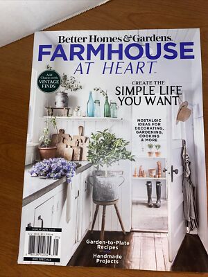 NEW ~ Better Homes & Gardens FARMHOUSE AT HEART July 2022 -image