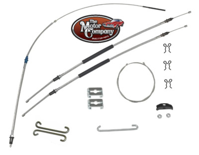 1968-72 Buick Skylark GTO LeMans Parking Brake Emergency Cable T400 Kit Complete-image