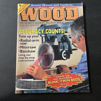 Better Homes & Garden Wood Magazine October 1995 Twin Bunk Beds Vol 12 No 82-image