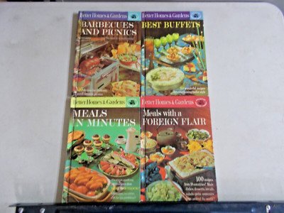 4 BETTER HOMES & GARDENS # HC COOKBOOKS BARECUES PICNINC BUFFETS MEALS-image