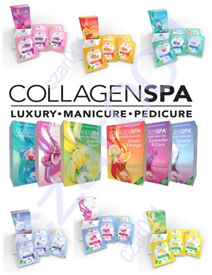 LA PALM Collagen Spa 6 Step Manicure/Pedicure Kit -Choose From 6 luxury SCENTS!-image