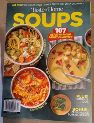 Soups: Better Homes And Gardens Magazine 2025 ~ 107 Soup Recipes ~ Homemade-image