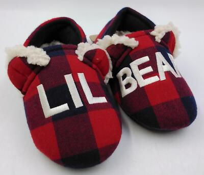 Dearfoams Cozy Comfort Infant Baby Unisex Navy Plaid Slipper Shoes Choose A Size-image