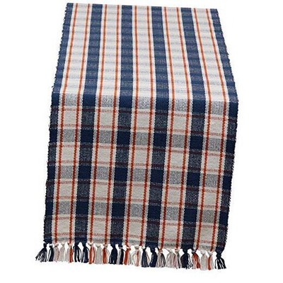  Thanksgiving & Fall Table Decoration Ribbed Table Runner, 13x72