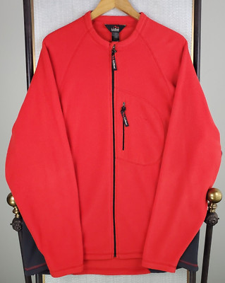 VTG L.L. BEAN OUTDOORS Made in USA Size XLT Mens Full Zip Fleece Midlayer Jacket-image