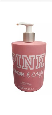 Victoria's Secret PINK Warm & Cozy Body Lotion Pump 16.9 Fl Oz Please Read-image