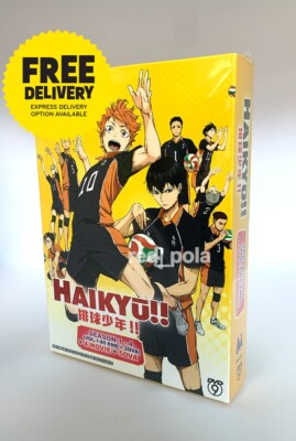 Anime DVD Haikyuu!! Haikyu!! Season 1-4 Vol. 1-85 End + 4 Movie + 5 OVA Eng Dub-image