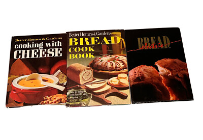 Better Homes & Gardens Cook Books & Bread Books Lot Of 3 -image