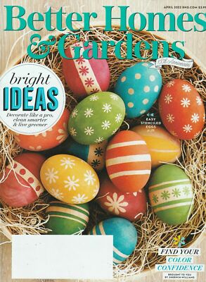 BETTER HOMES & GARDENS APRIL 2022 - BRAND NEW - FREE SHIPPING-image
