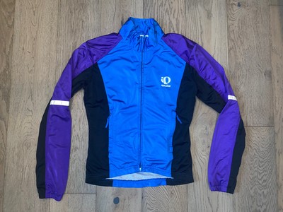 Vintage Pearl Izumi Cycling Jacket Mens SmalL Blue Purple Black-image
