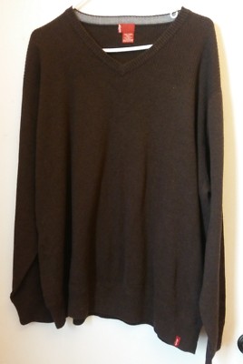Levi's Sweater Brown Men's Size XXL Cotton Red Tab Cozy Comfort Pullover -image