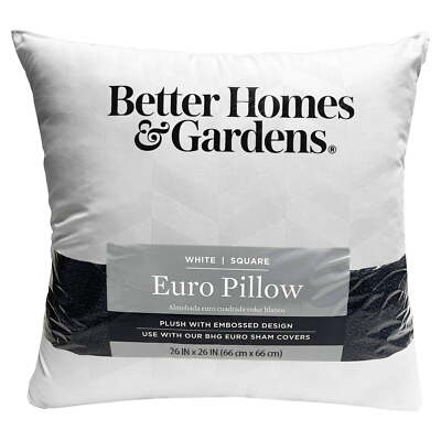Better Homes and Gardens Euro Pillow Insert, 26