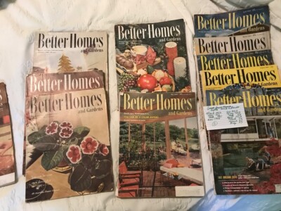 11- Vintage Better Homes & Garden MAGAZINES 1940s - 1950s Nice Colors-image
