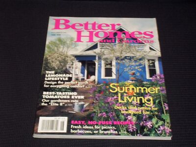 1998 JUNE BETTER HOMES & GARDENS MAGAZINE - SUMMER LIVING COVER - E 2668-image