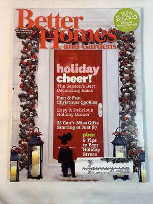Better Homes and Gardens Magazine December 2011 Holiday Christmas Cookies-image