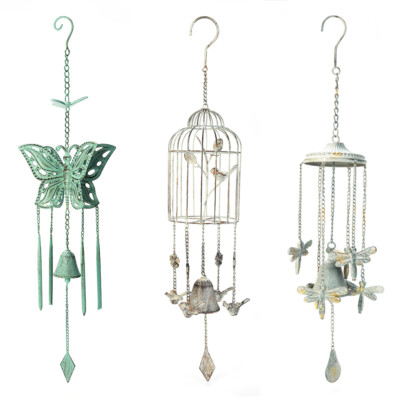 Sungmor Cast Iron Wind Chime Garden Vintage Crisp Sound Hanging Decorative Bells-image
