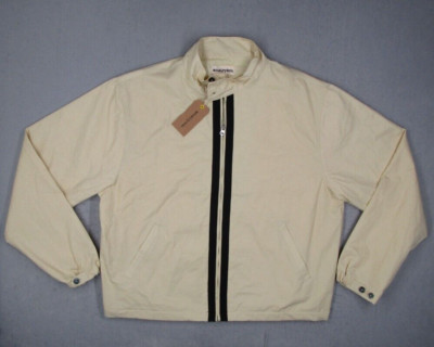 Mark McNairy Co Jacket Men Extra Large Yellow Wind Cheater Full Zip Bomber-image