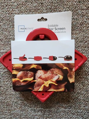 Mainstays Foldable Splatter Screen, Protects Stoves & Countertops from splatter-image