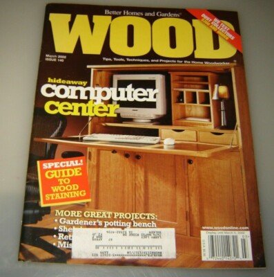 Better Homes and Gardens WOOD Magazine March 2002 Issue #140-image