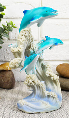 George S. Chen Imports SS-G-90085 Marine Life Three Dolphin Design Figurine S...-image